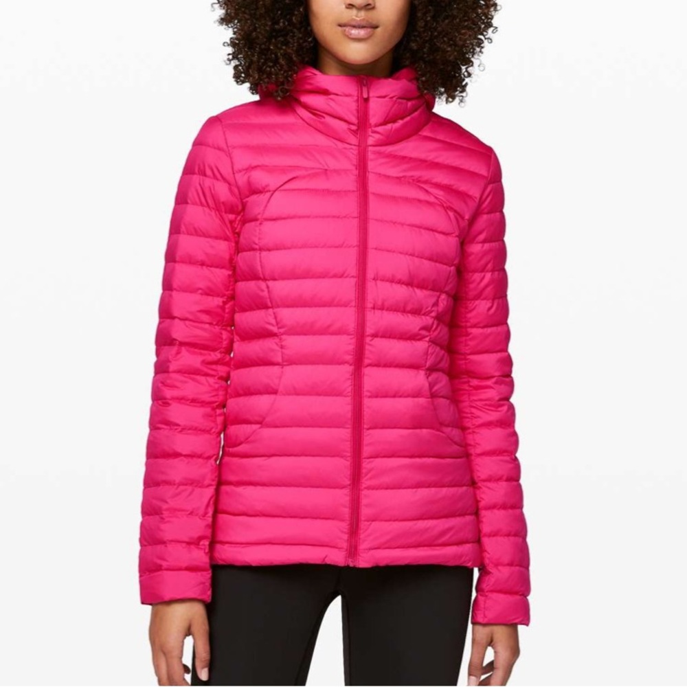 Lululemon Pack It Down Puffer Jacket in Calypso Pink, Size 4